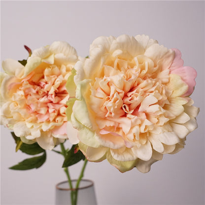 High-Quality Artificial Peony Flowers for Home Décor - Luxurious Touch for European Table Settings & Photography Props