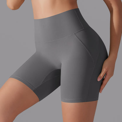 High Waisted Butt Lifting Yoga Shorts No Underwear Needed for Running Gym Workouts and Fitness Activities