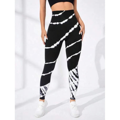 High Waisted Tie Dye Seamless Yoga Pants for Women Butt Lifting Fitness Leggings Striped Long Workout Trousers for Running and Gym Sessions