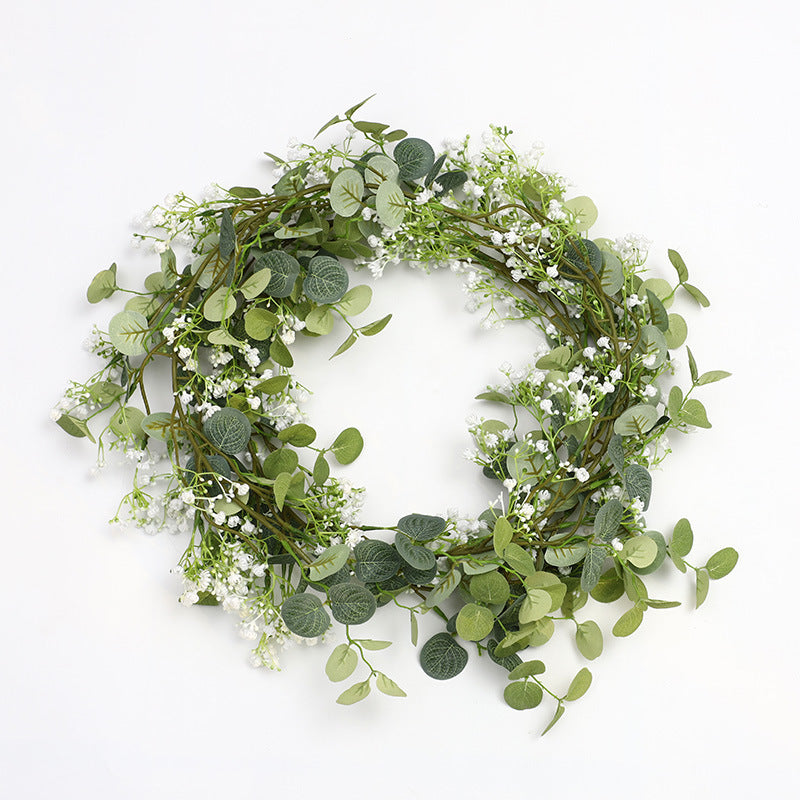 Realistic Artificial Vine with Eucalyptus and Money Plant Leaves - Perfect for Home Decor, Weddings, and Event Styling