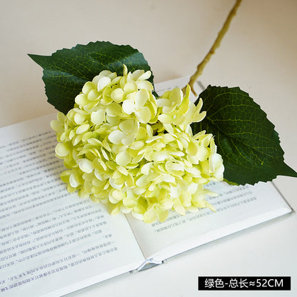 Elegant European Style Faux Flower Bouquet with 11 Branches of Hydrangeas - Perfect for Weddings, Home Decor, and Special Occasions