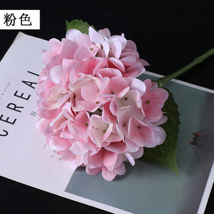 Single Stem Realistic Hydrangea Flower - Perfect for Weddings, Event Venues, and Hotel Decorations