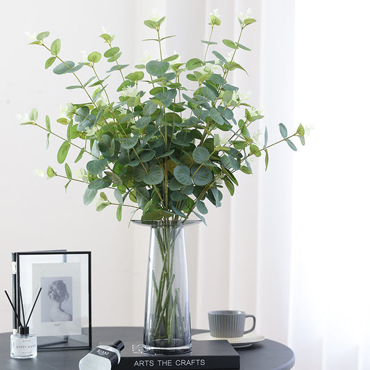 Realistic Eucalyptus Artificial Plant for Fresh Home and Office Décor - Perfect Single Stem Greenery for Hotels and Living Spaces