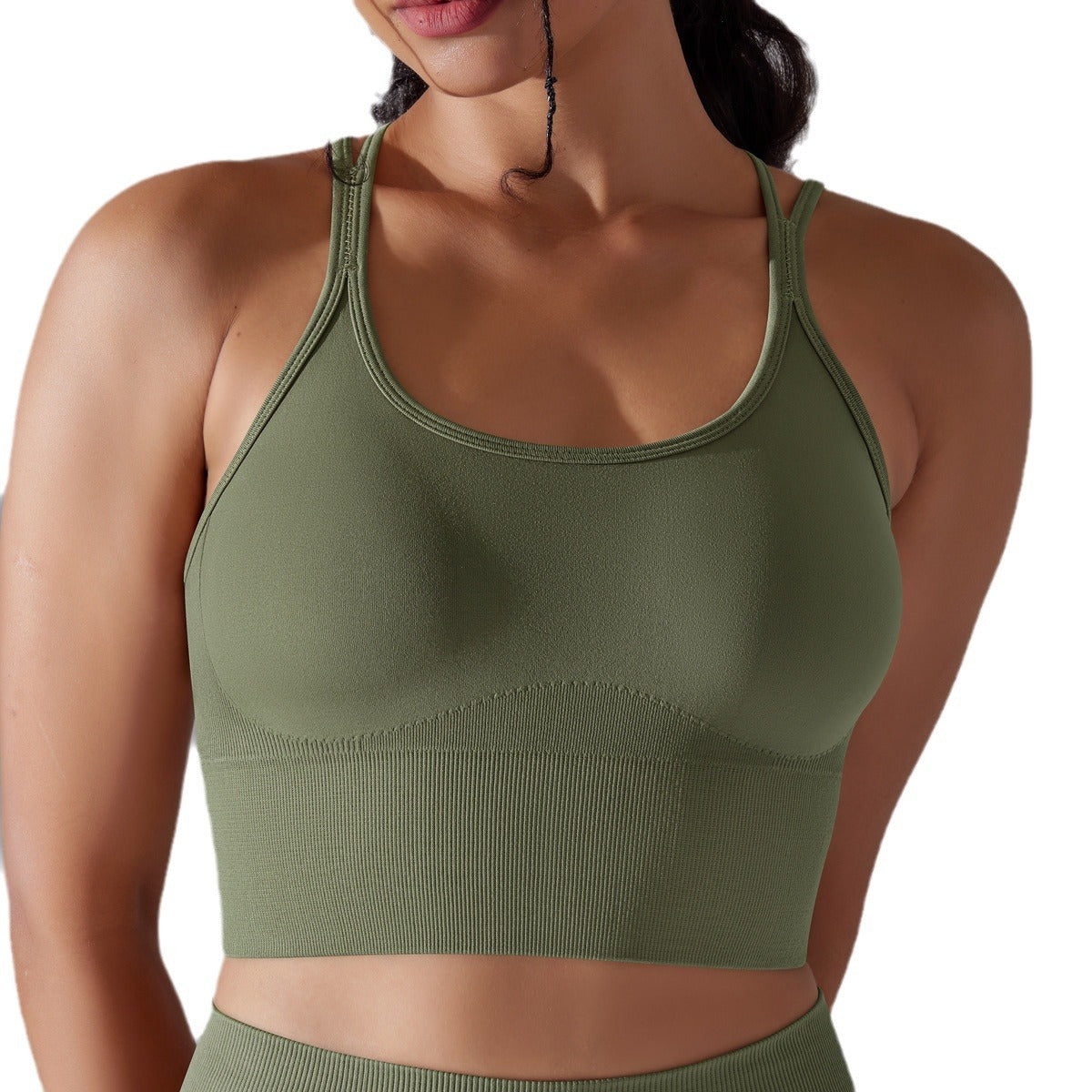 Women's High Impact Sports Bra with Back Support Moisture Wicking Breathable Yoga Top for Comfort and Stability During Workouts