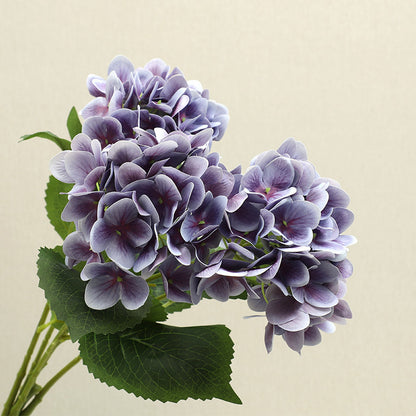 Luxury 3D Printed 5-Head Realistic Hydrangea Floral Arrangement - Stunning Home Décor for Living Room and Dining Table - Beautifully Crafted Faux Flowers