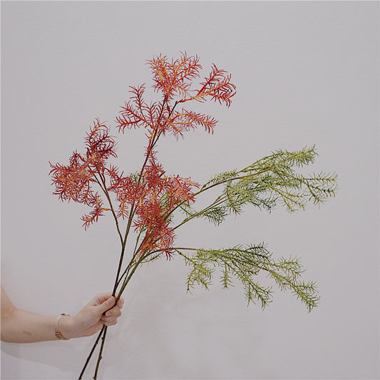 Realistic Long-Lasting Faux Bamboo Plant - Autumn Color Decorative Flower Arrangement and Photography Prop - Perfect for Wedding Decor and Home Styling