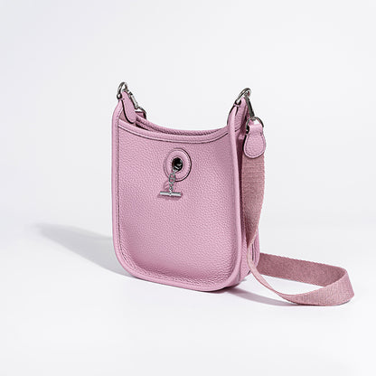 Pre Owned Vespa Bag Spring Collection Chic Korean Style Genuine Leather Shoulder Bag with Vintage Woven Strap Sling Crossbody for Everyday Use