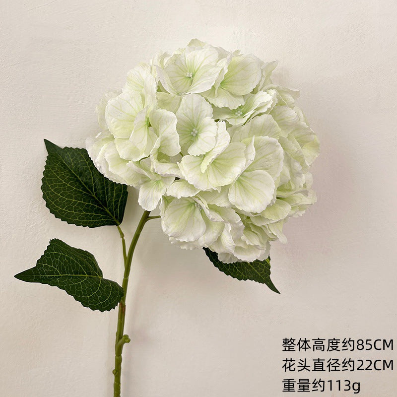 Luxurious Faux Hydrangea Lollipop Wedding Décor - Soft Touch, Moisture-Resistant Artificial Flowers for Elegant Event Styling