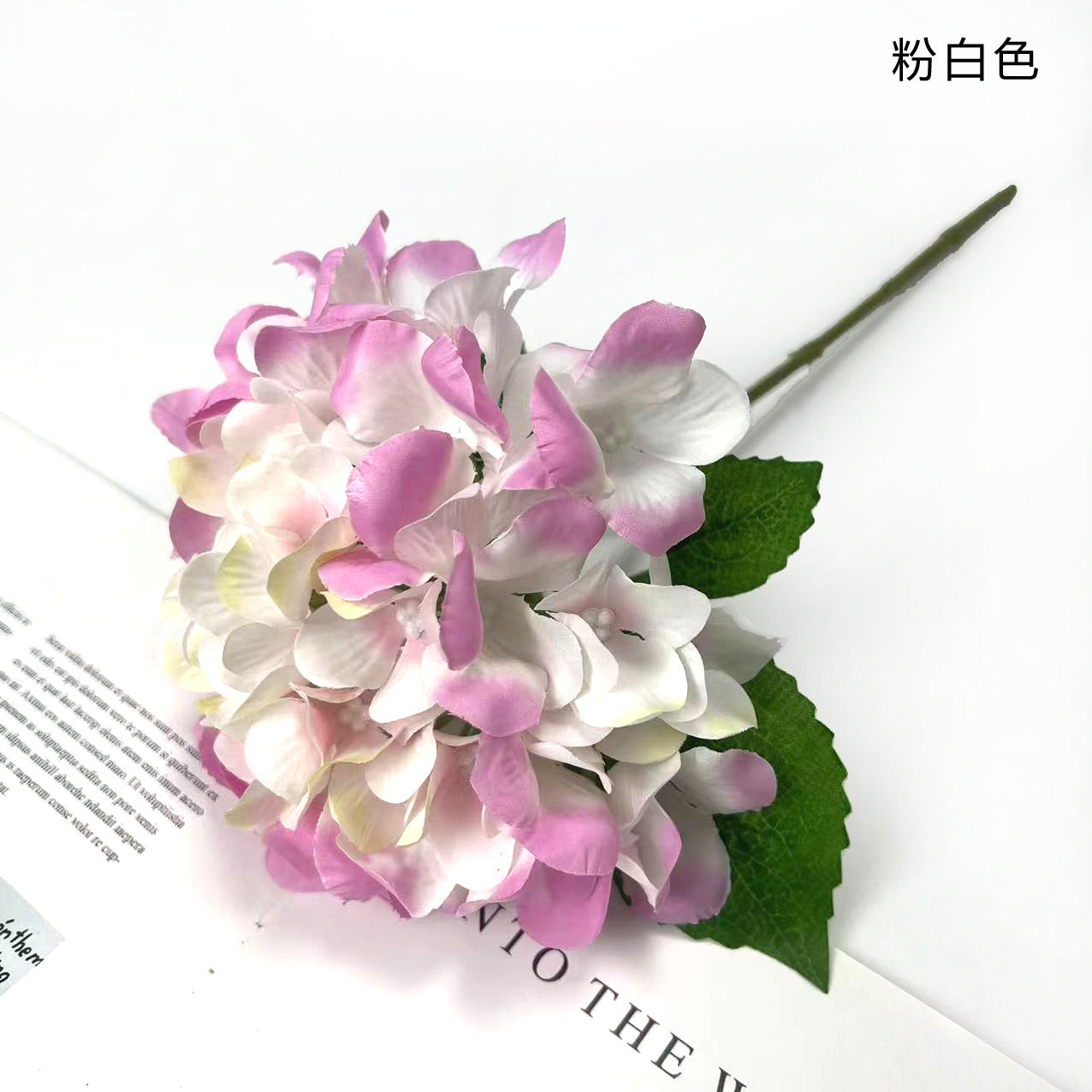 Luxurious 3D Touch Hydrangea Artificial Flower Bouquet for Wedding Decor and Home Living – Stunning Floral Arrangement for Elegant Living Rooms