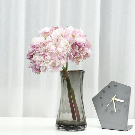 Realistic Single Stem Faux Hydrangea Flower for Home Décor - Perfect for Living Room and Wedding Decorations