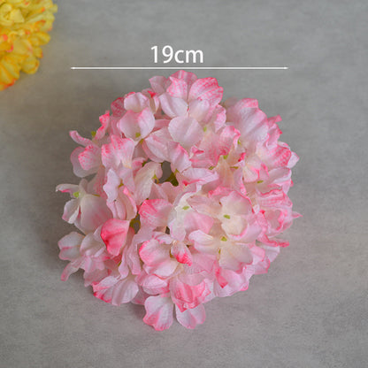 Handcrafted Floral Big-Head Hydrangea Bouquet for Wedding Decorations - Customizable Flower Wall Arrangement and DIY Floral Accessories for Stunning Backdrops and Headdresses