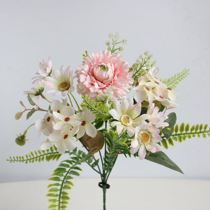 Realistic Artificial Carnations, Daisies, and Hydrangeas - Perfect Props for Photography, Home Decor, and Wedding Celebrations