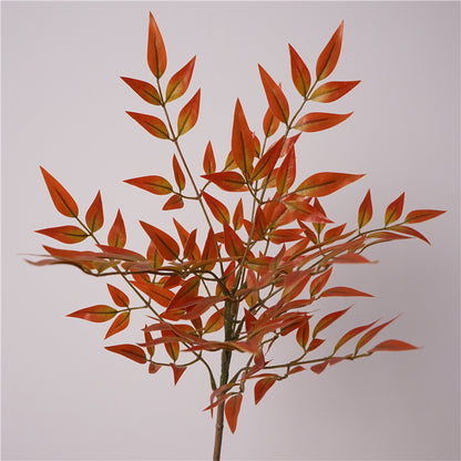 Lifelike Nandina Plant - Stylish High Branch Faux Greenery for Living Room Décor, Hydroponic Flower Arrangement, Nordic Home Accent for Hotels and Windows