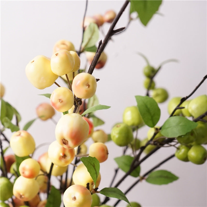 High-Quality Realistic Artificial Flower Small Apple Decor - Perfect for Home, Hotel, and Restaurant Table Settings & Photography Props