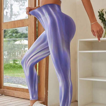 Seamless High Waisted Aurora Leggings for Yoga Running and Gym Workouts Butt Lifting Tummy Control and Comfortable Fit