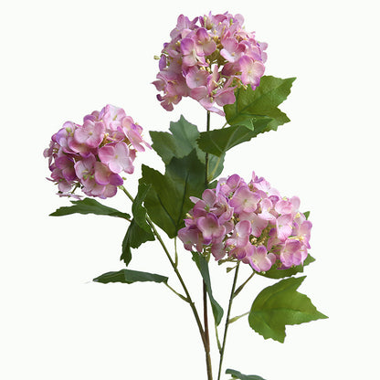 Lifelike Hydrangea Faux Flowers – Triple-Head Design for Fresh Home Décor, Hotel Arrangements, and Stunning Photography Props