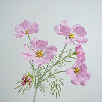 Charming Artificial Single Stem Princess Cosmos Flower - Perfect Home Decor Accent for Weddings, Events, and Everyday Elegance