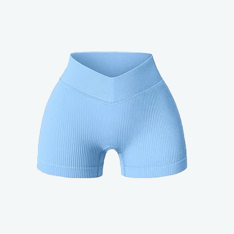 Summer High Waisted Yoga Shorts for Women V Shaped Waist Butt Lifting and Compression Fit for Comfort and Performance in Cycling and Fitness Classes