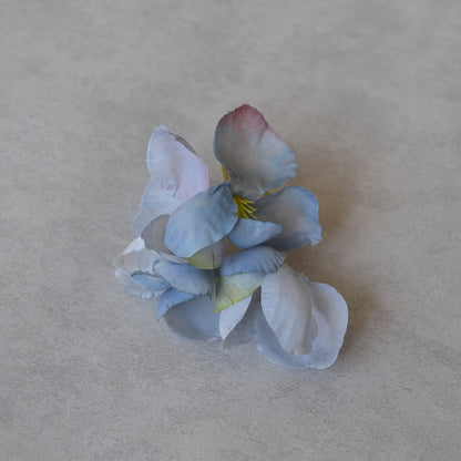 Realistic Faux Hydrangea & Lily of the Valley Floral Head - Handmade Accessories for Clothing, Photography Props, and Artificial Floral Arrangements