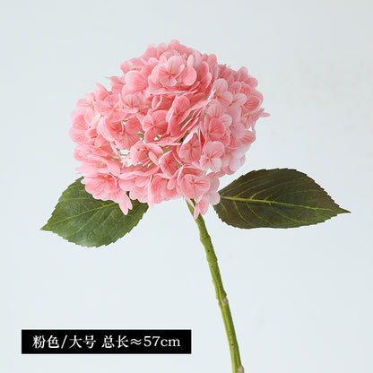 Realistic 3D Hydrangea Flower Stem - Lifelike Single Branch Faux Hydrangea for Wedding and Home Décor - Perfect for Lasting Beauty and Maintenance-Free Arrangement