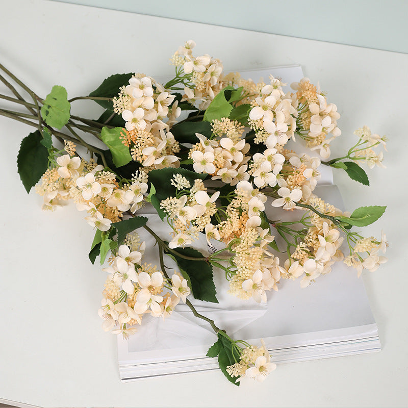 Realistic Single Stem Hydrangea Table Centerpiece - Perfect for Hotels, Event Decor, Weddings, and Celebrations - Artificial Flower Centerpieces for Lasting Beauty