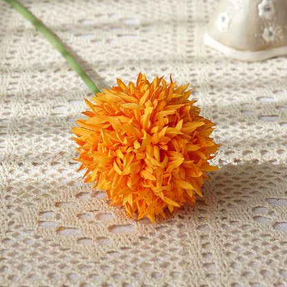 Lifelike Faux Fluffy Dandelion Ball Decorative Floral Arrangement - Perfect for Home, Weddings, and Photography