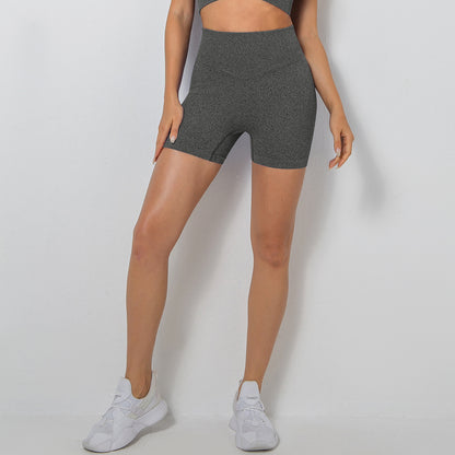 Seamless High Waisted Ribbed Yoga Shorts for Women Enhanced Peach Butt Lift for Maximum Comfort During Workouts and Running