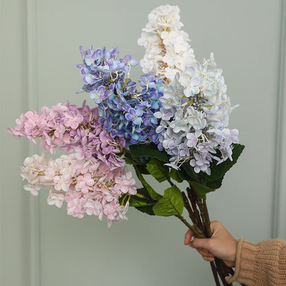 Single Stem Buddha Tower Hydrangea Artificial Flower - Perfect for Hotel and Restaurant Decor, Wedding Venue Styling, Photographic Props, and Elegant Faux Floral Arrangements