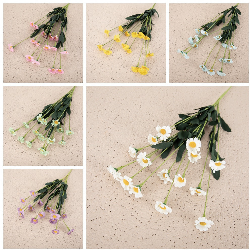 Beautiful PE15 Mini Daisy Foam Artificial Flowers for Wedding & Home Decor - Perfect for Events, Bouquets, and Seasonal Arrangements - Style Your Space with Realistic Floral Elegance (MW09905)