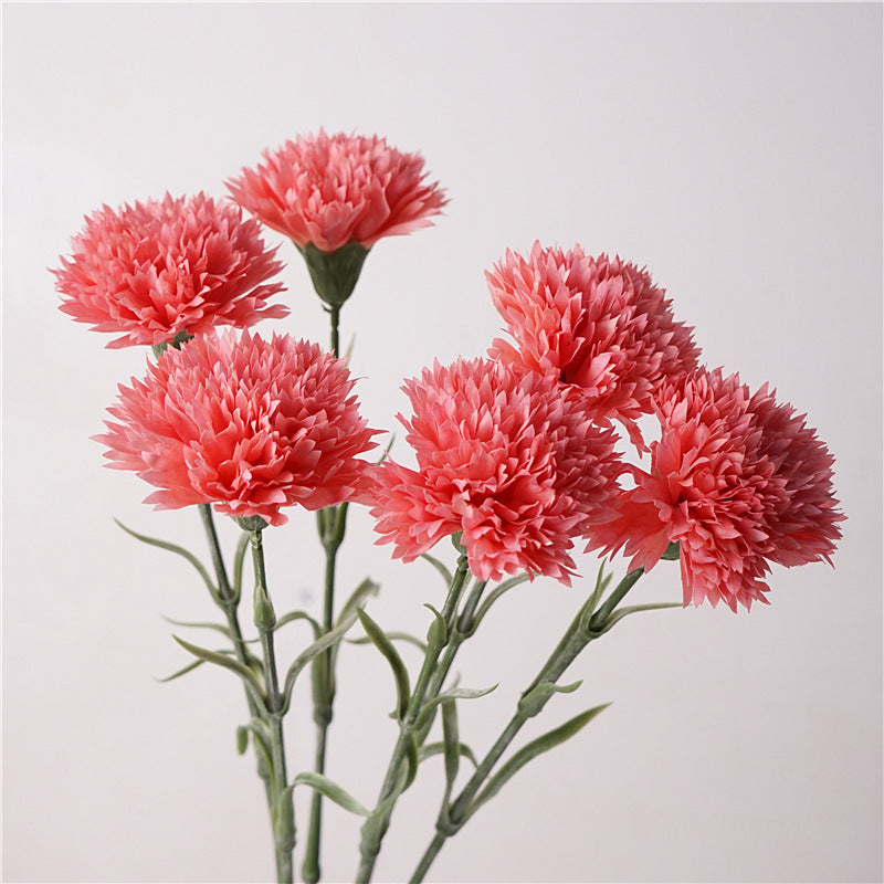 Luxury Touch Moisturizing Carnation Artificial Flower Stem -  Realistic Bloom for Living Room Table Centerpiece, Floral Arrangement, Ideal Mother's Day Bouquet