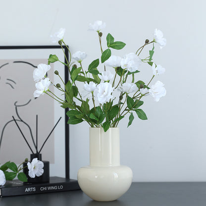 Realistic Artificial Butterfly Orchid and Calla Lily Flower Arrangement - Perfect for Indoor Home Decor, Living Room Centerpieces, Dining Table Accents, and Photography Props