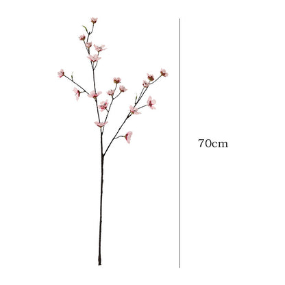 Realistic Pink Flower Branch - Artificial Cherry Blossom for Wedding Decor, Home Decoration, and Craft Projects - Beautiful Silk Blossom for Stunning Atmospheres