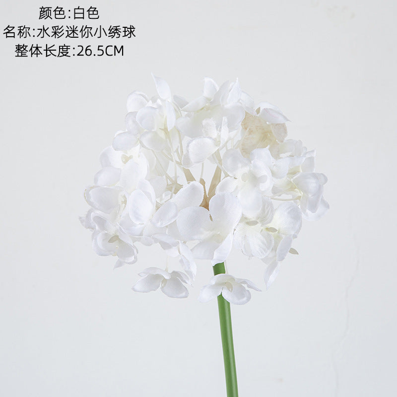 Lifelike Hydrangea Artificial Flower Plant for Stunning Wedding Bouquets - Perfect for Home Decoration, Backdrop Flower Walls, and Photography Styling MW07354