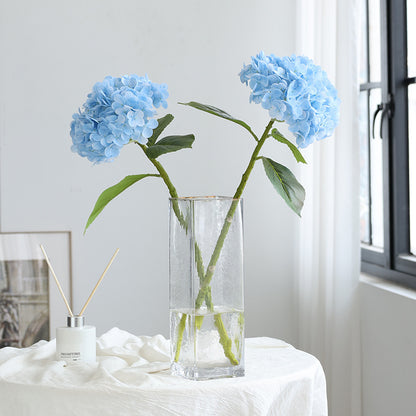 Realistic 3D Hydrangea Flower Stem - Lifelike Single Branch Faux Hydrangea for Wedding and Home Décor - Perfect for Lasting Beauty and Maintenance-Free Arrangement