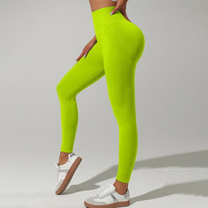 High Waisted Butt Lifting Women's Workout Leggings for Running Peach Bottom Design Available in Multiple Colors for Yoga and Shaping Your Figure