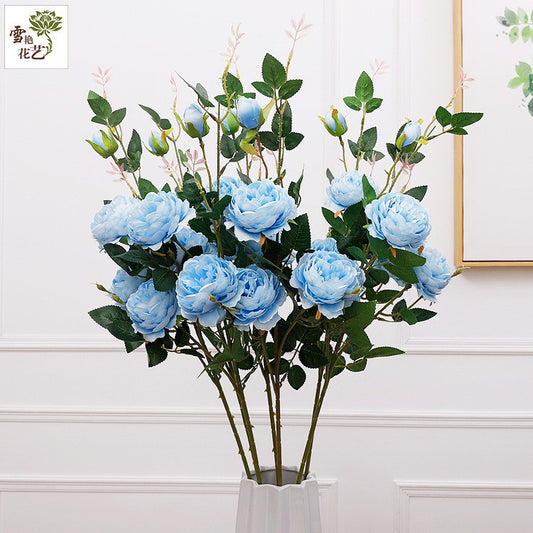 Realistic Artificial Peony Flowers – Stunning Indoor Home Decor, Perfect for Weddings and Special Events, Lifespan-Lasting Silk Peonies for Elegant Flower Arrangements