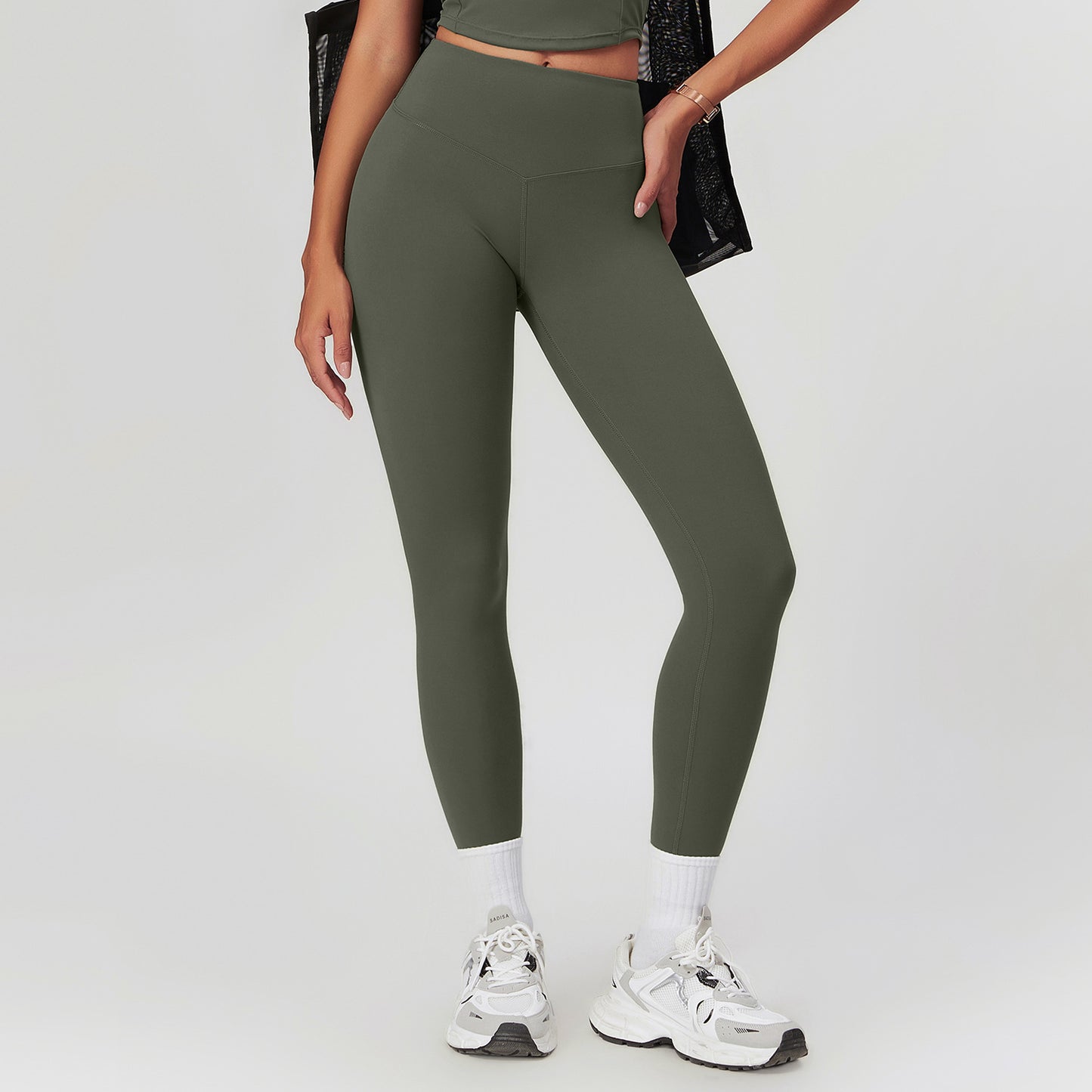 High Waisted Butt Lifting Quick Dry Yoga Pants for Women Slim Fit Leggings for Gym Running and Everyday Wear