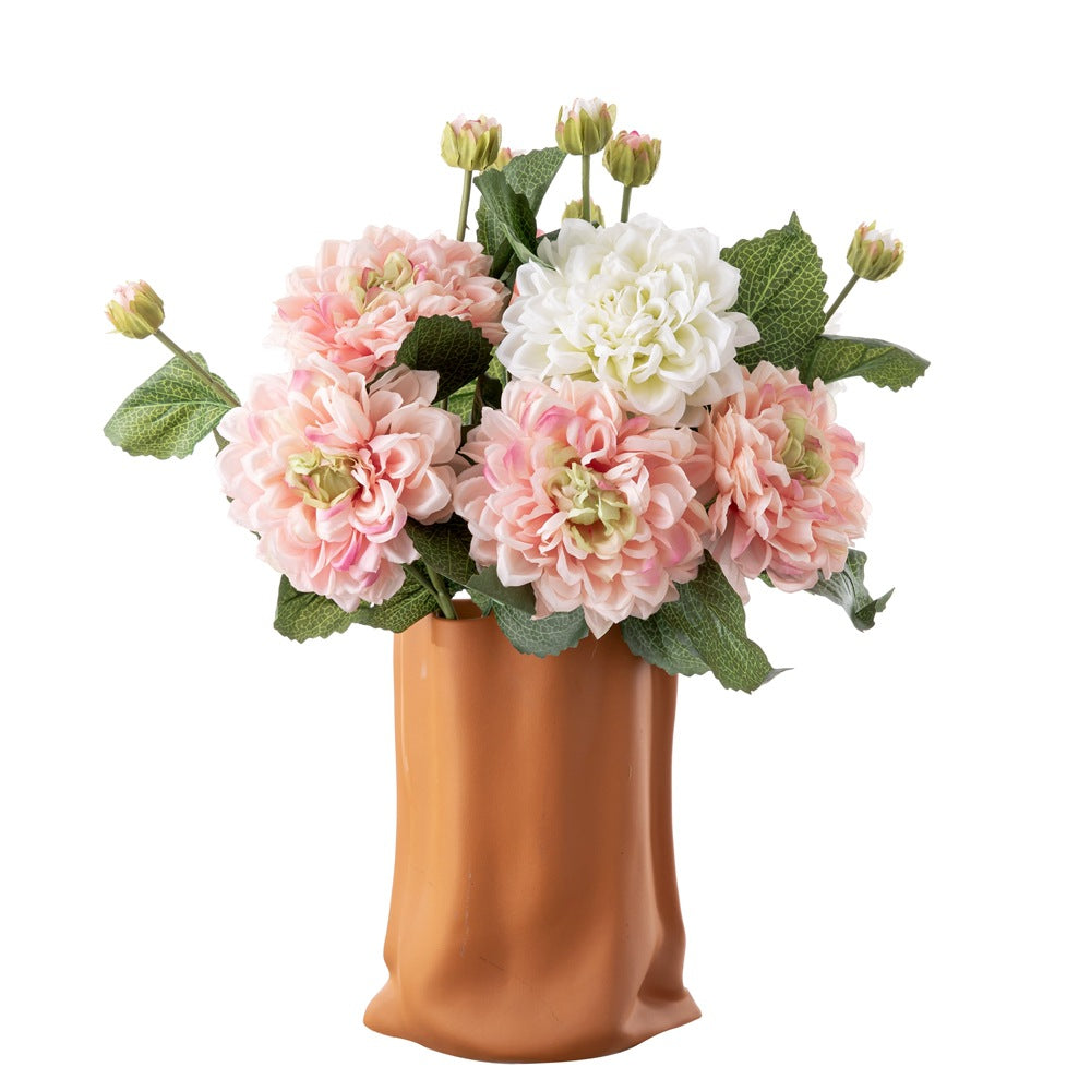 Stunning Two-Headed Dahlia Artificial Flowers for Home Décor and Wedding Decorations – GF14979 - Lifelike and Long-Lasting Floral Arrangements Perfect for Any Occasion