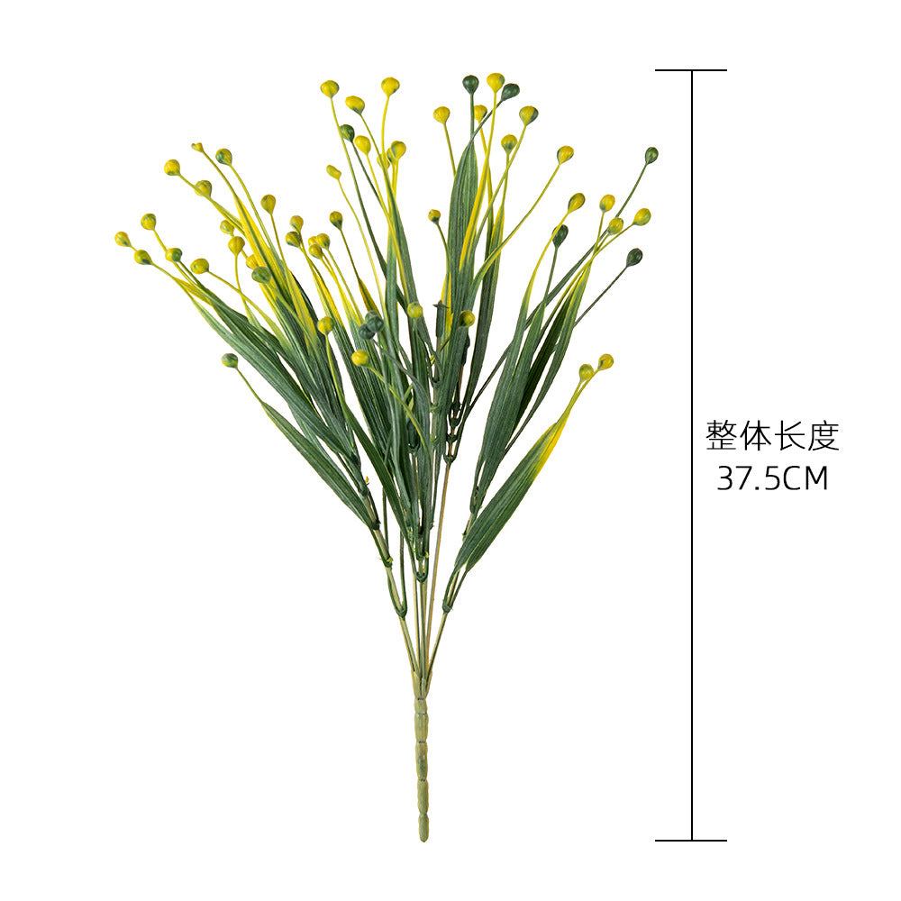 Charming Wedding Decoration with Green Faux Plants and Dotted Grass - Realistic Ins Style Decorative Flowers MW77702