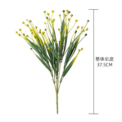 Charming Wedding Decoration with Green Faux Plants and Dotted Grass - Realistic Ins Style Decorative Flowers MW77702