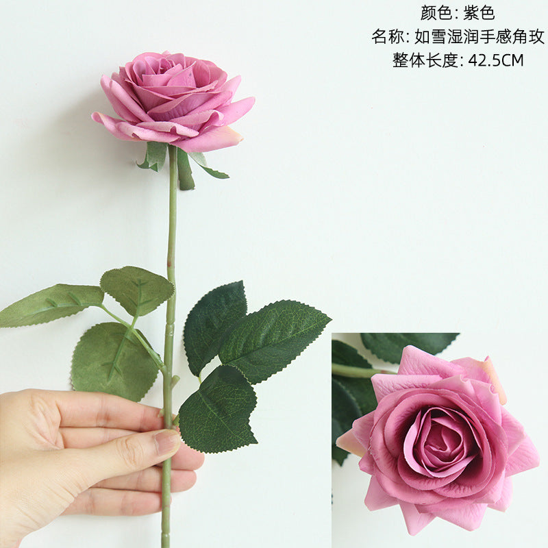 Silky Touch Hydrating Artificial Rose Bouquet for Home Décor and Weddings – Stunning Faux Floral Arrangement – Perfect for Bridal Bouquets and Wall Decorations - Model MW60000