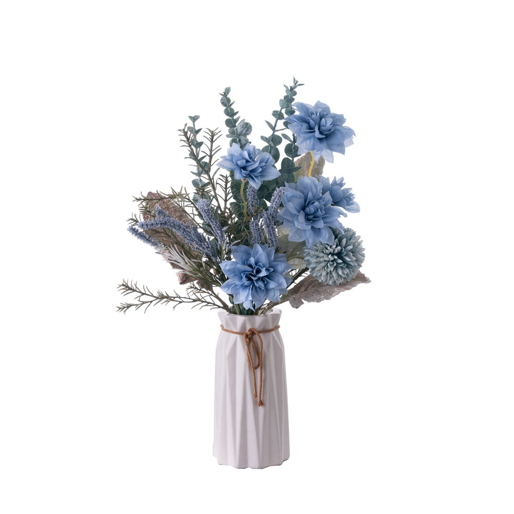 Sakurai Kōri Floral Dandelion Bouquet - Stunning Faux Flower Decoration for Handheld Arrangements, Wall Art, and Rosy Displays - Perfect for Weddings, Home Decor, and Special Occasions