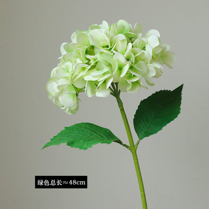 Luxurious Faux Single Large Hydrangea - High-Quality, Soft Touch, Moisture-Resistant Royal Hydrangea - Perfect for Hotel Floral Decor, Weddings, and Special Events