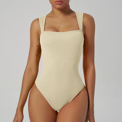 Slimming Bodysuit Effortless Shape and Support All in One Yoga Jumpsuit for a Flawless Silhouette