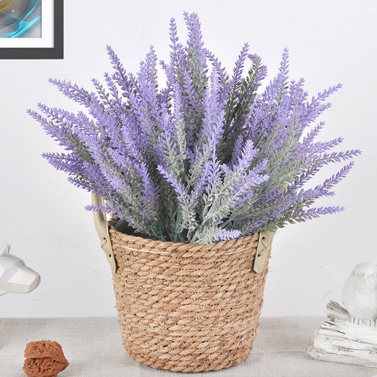 Elegant Lavender Faux Flower Bouquet - Perfect for Home, Hotels, Weddings, and Stylish Decor Accents