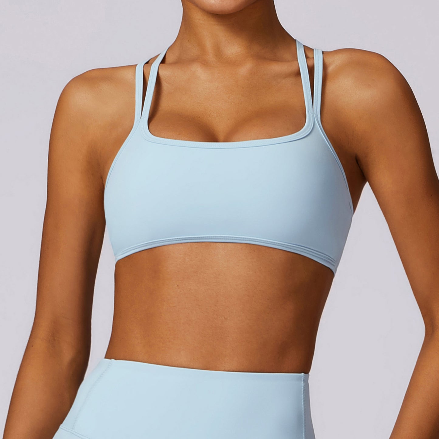 High Performance Seamless Sports Bra for Yoga and Running Quick Drying Comfortable Fit for All Workouts Model 8260