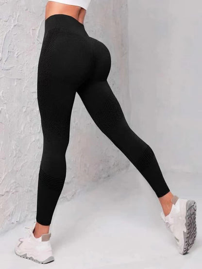 High Waisted Seamless Butt Lifting Yoga Leggings for Running Workout and Fitness for Sculpting Your Peachy Derriere