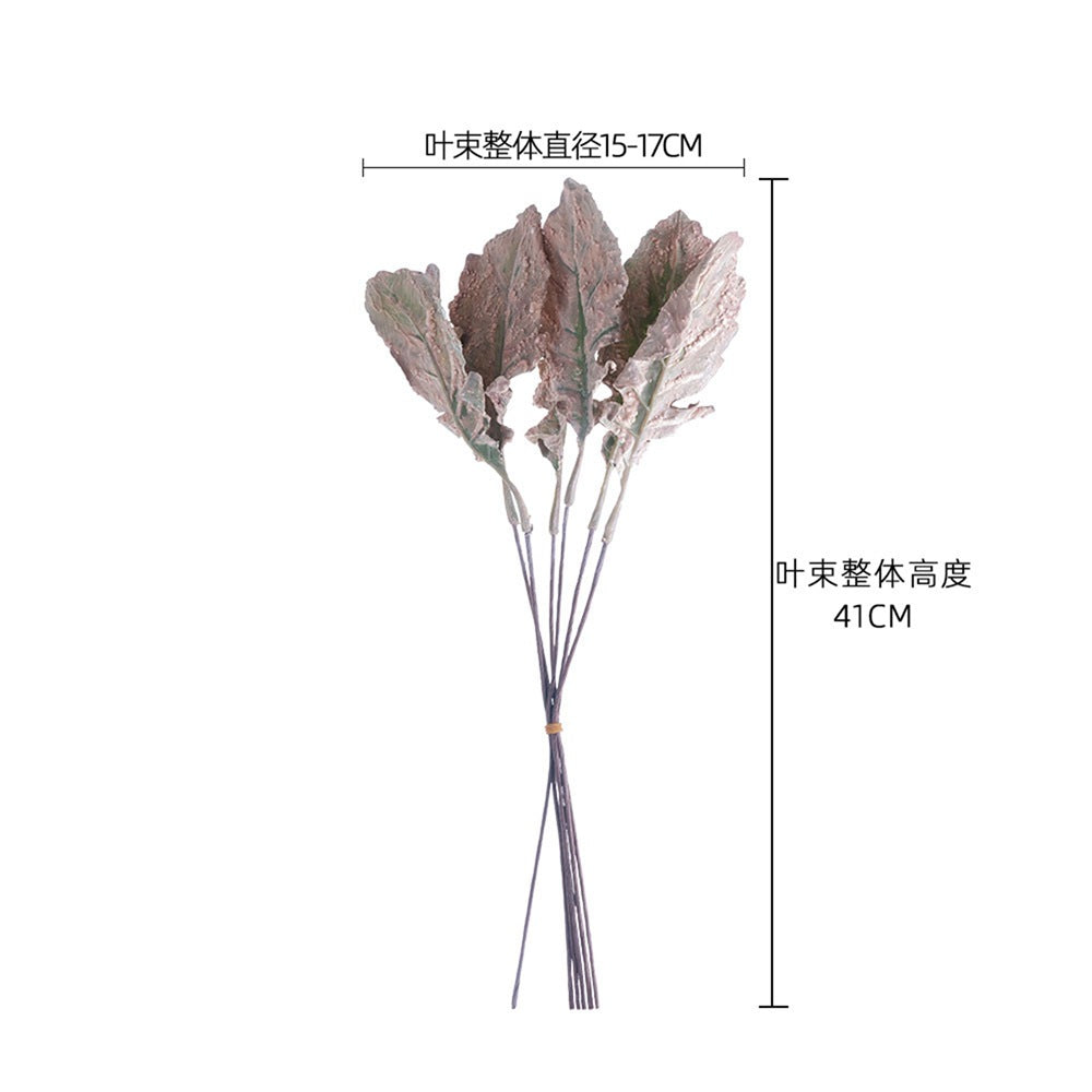 Realistic Foam Silk Leaves Artificial Flower Home Décor - Perfect for INS-Style Weddings & Celebrations - YC1123