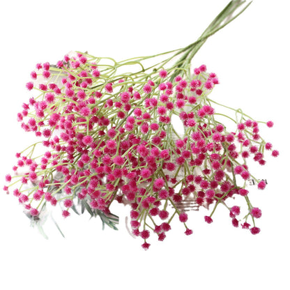 Realistic Baby's Breath Faux Flowers - Elegant Wedding and Home Décor Artificial Bouquet for Timeless Decoration