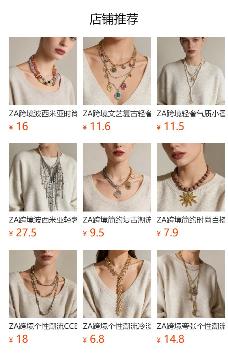 Elegant High-End Pearl Pendant Necklace with Sheer Gray Tulle - Luxurious Chic Design for Women